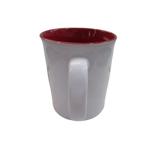 Cozyin Up With My Beagle In Red Black Plaid Coat Mug by Fringe Studio EUC - Picture 7 of 10